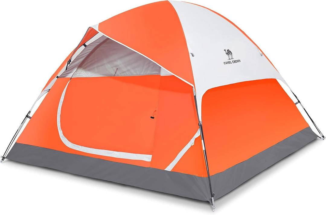 CAMEL CROWN Tents for Camping 2-5 Person Camping Dome Tent, Waterproof,Spacious, Lightweight Portable Backpacking Tent for Outdoor Camping/Hiking