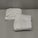 10x10ft Wrinkle Free White Backdrop Curtain for Parties Soft Fabric Drapes Wedding White Curtain Backdrop for Birthday Party Decorations Background for Photography 5x10ft, 2 Panels