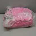 Amylove 80 Pcs Non Woven Tote Bags Bulk Large Reusable Gift Bag Reusable Grocery Bags, 15 x 11. 8 x 4 Inches (Pink)