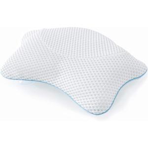 Non Slip Bath Pillow, Luxury Spa Bathtub Head & Neck Rest Support, Permeable Quick Drying Air Mesh Tub Pillow with 4 Large Suction Cups, Fits Any Tubs, Soft and Relaxing (White)