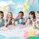 Honeydak 200 Pcs 6 oz Snow Cone Cups with 8 Inch Spoon Straw Spring Pastel Leakproof Paper Cone Water Cups Disposable Colorful Shave Ice Cream Bowl for Slush Shaved Ice Cream Sorbet Water, 4.72 x 3.35 inches