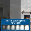 DEWENWILS 6-Pack GU10 LED Light Bulb, Dimmable 5000K Daylight GU10 Bulb Replacement for Track Lighting, 7W(50W Equivalent) LED Bulbs for Living Room, Kitchen Range Hood, Bathroom, 500LM