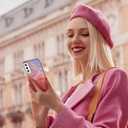 2 x Compatible with Samsung Galaxy S21 Case, Slim Stylish Design for Women, 360 Degree Protection, [with Glass Screen Protector] Dropped 3000 Tests, Pink