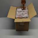 24 Pcs Plastic Rose Gold Stemmed Wine Glasses, 7oz, Unbreakable, BPA-free, Dishwasher Safe, Perfect for Weddings, Parties, and Everyday Use