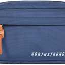 North Strong Tetron Toiletry Bag for Men & Women, Water Resistant Dopp Kit Cosmetic Bag Travel Accessories, Shaving Kit Organizer, Midnight Blue