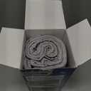 HOMFINE Cooling Blankets for Hot Sleepers - Summer Blanket Thin Lightweight Breathable Soft Double Side Enhanced Cooling for Bed Couch Sofa, Keep Cool for Night Sweats (Grey, 90 x 90 inches)