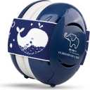 Schallwerk  Mini+ Baby Ear Muffs  Infant Noise Cancelling Headphones, Toddler Ear Protection, Baby Headphones for Noise (Ocean Blue)