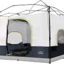 KAMPKEEPER Camping Inner Tent for Pop Up Canopy, Converts 10'x10' Straight Leg Canopy into Camping Tent–Fully Vented Roof(Top & Frame NOT Included), Black