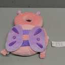 Baby Walker Head Protector Toddler Adjustable Baby Head Protection Backpack Wear Safety Pad (Pink Butterfly)