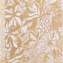 Lilly Pulitzer Cute 3 Ring Binder with Pockets and 3 Tab Dividers, Thin Binder with Metal Rings 0.75 Inch, 0.75" Aesthetic Binder (Safari Sangria)