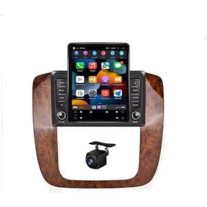 4+64GB Car Stereo Radio with Wireless Carplay Android Auto for Chevrolet GMC 2007-2014, 9.7" Android 13 Touch Screen Car Radio with GPS Navi HiFi WiFi Bluetooth FM RDS+Backup Camera