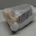 Festiva 200Pcs Black Gold Dessert Plates 6.3" with Plastic Forks 5"- Small Disposable Plates- Dessert/Cake/Appetizer Plastic Plates include 100Plates 100Forks for Christmas Party&Halloween&New Year