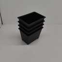ANNKUT Bed Risers 6 Inch Heavy Duty,Oversized Couch Risers, Extra Wide Furniture Risers for Sofa Table Desk Headboard Chair Lifting,Rectangle Risering Blocks Support 6000 lbs(4 Pack Black)