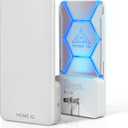 Indoor UV Flying Insect Trap and Night Light. LED Powered Pest Control Device for Flies, Moths, Gnats, Fruit Flies and Mosquitos. Best Mess-Free Trap for Home (Device + 5 Traps)