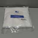 Water-Repellent Fabric Shower Curtain Liner - Hotel Quality Machine Washable, 3 Heavy-Duty Magnets with Rustproof Grommets & Weighted Hem, Standard Size 72x72in White