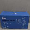 AQQA Quiet 20-30 Gallon Fish Tank Filters - Auto Start Hang on Back Aquarium Filter, 6W/ 8W Adjustable Flow, Deodorization Decontamination Filter System AQ168 (6W 158GPH)