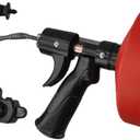 35FT Drain Auger Dual-purpose Mode Drain Snake Tool,Professinal Plumbing Snake Dual-Purpose Mode Drain Snake Tool