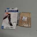 Truform Sheer Compression Stockings, 15-20 mmHg, Women's Knee High Length, 20 Denier, Nude, Large