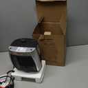 GiveBest Portable Electric Space Heater with Thermostat, 1500W/750W Safe and Quiet Ceramic Heater Fan, Heat Up 200 Square Feet for Office Room Desk Indoor Use, Silver