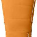 Retrospec Dream Mummy Sleeping Bag - 5, 15, & 30F Cold Weather Camping & Travel Essential Gear with Water - Resistant Shell & Synthetic Fill - Zippered Pocket & Stuff Sack (Clay)