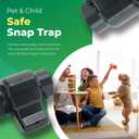 Rat Traps Indoor and Outdoor - Dual-Entry Large Rat Trap Outdoor and Indoor for Home, Garden and Restaurant with 99.9% Trap Rate | Easy to Use Rodent Traps with Safe Hands Free Design - UCatch