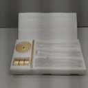 Hewory Gold Hurricane Candle Holders: Brass Candlestick Holders Set of 6 Tall Taper Candle Holders for Candlesticks Candle Sticks Holder Decor for Table Centerpiece Wedding Party Christmas Decorations