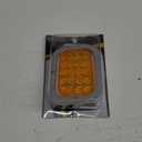 GG Grand General 77010 Rectangular Low Profile Spyder Amber 20-LED Light