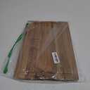 Non Toxic Wood Cutting Board - Conditioned with Natural Beeswax Flaxseed & Lemon Oil - Free of Mineral Oil - Made of FSC Certified Acacia Wood - 16" x 11" Thick Cutting Board by Ziruma