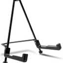 Guitar Stand Foldable Stand A-Frame Guitar Stand Folding Portable Travel Guitar Stand for Acoustic Electric Bass Classical Guitar Banjo Ukulele