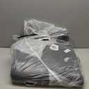 EARTHALL Woven Area Rugs 6x9 Ft Washable Living Room Rugs Non Slip Rubber Backed Dining Room Rug Braided Bedroom Rugs Indoor Floor Carpet for Living Room, Bedroom, Dining Room, Black/Grey