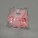 Women Rave Outfits Cutout Fishnet Top Booty Shorts Bottom Choker 3Pcs Babydoll Nightwear Festival Lingerie (Medium, Light Pink)