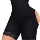 Gotoly Hourglass Figure Butt Lifter Shaper Panties Tummy Control High Waisted BoyShort (X-Large-XX-Large)