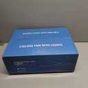 42" Ceiling Fans with Lights-Low Profile Ceiling Fan with Light and Remote/APP Control,Flush Mount,DC Reversible,LED Dimmable Blakc Ceiling Fans for Bedroom,Indoor/Outdoor Patio Use (Black)