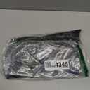 OYOANGLE Men's Pleated High Waist Wide Leg Pants Loose Fit Casual Pants with Pocket Size L