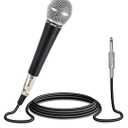 Pyle Microphone, Dynamic Cardioid, XLR Cable Included, Unidirectional, Rugged Construction, Built-in Pop Filter, Perfect for Stage & Studio, High Gain, Ultra-Wide Frequency Response, 15ft Cable