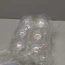 12Pcs 3.15inch Transparent Iridescent Shatterproof Plastic Ball Ornaments, Suitable for DIY Crafts Gift, Elegant Homes or Festival Displays,Weddings Birthday Party and Christmas Decorations