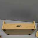 Bamboo Bread Slicer for Homemade Bread Adjustable Width Slicing Guides, Compact Loaf Cutter for Perfect Slices
