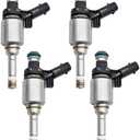 EPSIRMP 06H906036G 4pcs Fuel Injectors Compatible with Audi A3 A4 A5 A6 Q3 Q5 TT Volkswagen CC EOS GTI Tiguan Passat Jetta, L4 2.0L 2008-2018 Replaces# 06H906036P 0261500076