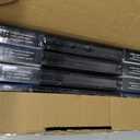 10 Pair Full Extension Ball Bearing Drawer Slides 8 10 12 14 16 18 20 22 24 Inch 100 LB Load Capacity Side Mount File Cabinet Rails Dresser Metal Runner Trash Can Kitchen (14 inch, Black)