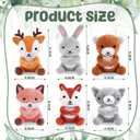 23 Pcs Diaper Cake Kit Woodland Creature Animals Party Diaper Cake Decor Mini Stuffed Forest Animals Jungle Animal Baby Shower Diaper Cake for Birthday Party Supplies Table Centerpiece Decoration