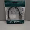 CLAVOOP Short USB Extension Cable 6 inch, USB A 3.0 Extender Male to Female Cord Braided Compatible with Flash Drive, Printer, Camera, Mouse, Keyboard, Headset, Phone