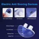 Anti Snoring Device - Mini SleepApnea Devices - Variable Anti Snoring Aid - Upgraded StopSnoring Solution - Suitable for All Nose Shapes - Blue - L18