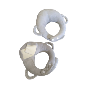 2 Pack Baby Neck Pillow Grey
