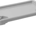 Medline Walker Flip Tray Table with 2 Cup Holders, Universal Tray for Standard Folding Walkers, Mobility Accessories for Home, Medical Equipment Accessories, Gray, 1 Count