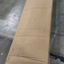 Foldable Aluminum Loft Stairs Ladder, 12 Step Folding Bunk Bed Ladders with Handrails, Portable Anti-Slip Egress Attic Ladder, Floor-Mounted Metal Roof Access Step Ladders for Dorm RV Home Attic Stair (10.5ft, Black)