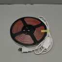 AC 120V Under Cabinet Strip Lighting Plug in 16.4ft Waterproof LED Strip Lights 110V 240LEDs/m 3000K Warm White LED Lights with Adhesive SMD 2835 for Mirror Kitchen Cabinet Living Room Decor