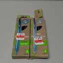 BIC Ecolutions Ocean-Bound Ball Pens, Medium Point (1.0mm), 4-Count Pack, Black Ink Pens Made from 78% Ocean-Bound Recycled Plastic (Pack of 2)