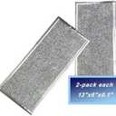 MADHUT Microwave Filter 13x6 Replacement W10208631A-2 2Pack Aluminum Compatible with Amana, KitchenAid, Maytag, Samsung, Lg, Ge, Whirlpool Microwaves