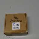 2WAYZ Dual Outlet Water Hose Splitter - Heavy-Duty Brass Y Connector, 360 Rotation, Easy Installation, Leak-Proof Design with Spigot Extender - Ideal for Garden, Washing Machines, Outdoor Faucets