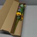 6FT Spring Flower Garland for Mantle, Wildflower Daisy Garland - Silk Floral Easter Garland for Wall Fireplace Bedroom Party Arch Table Centerpiece Home Indoor Outdoor Decor